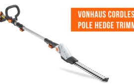 VonHaus Cordless Pole Hedge Trimmer