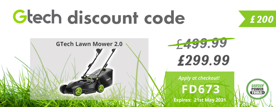 GTech Lawn Mower Discount Code