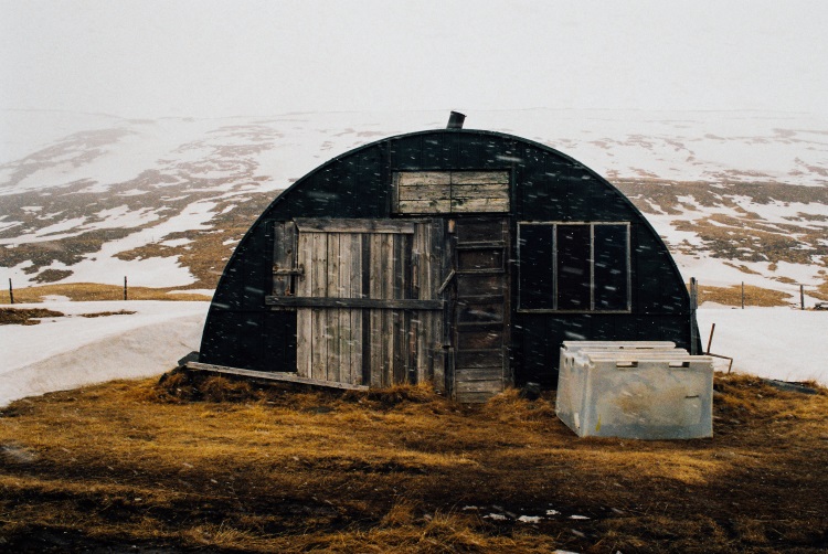 Shed in extreme weather conditions
