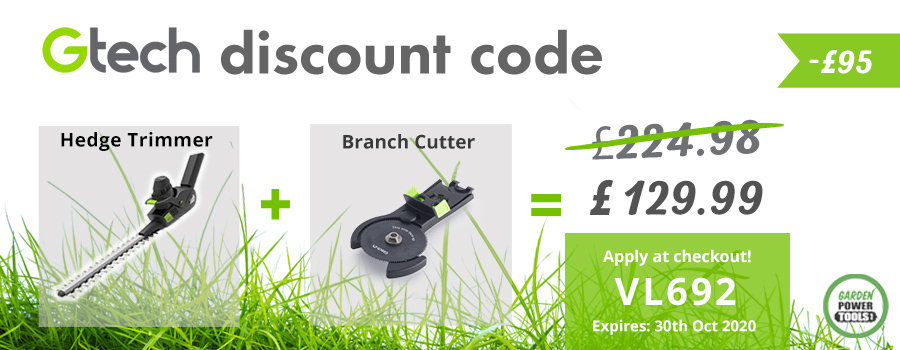 GTech Hedge Trimmer Discount Code