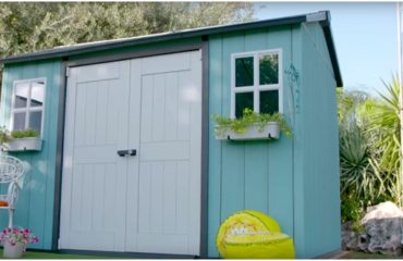 Painted Garden Shed