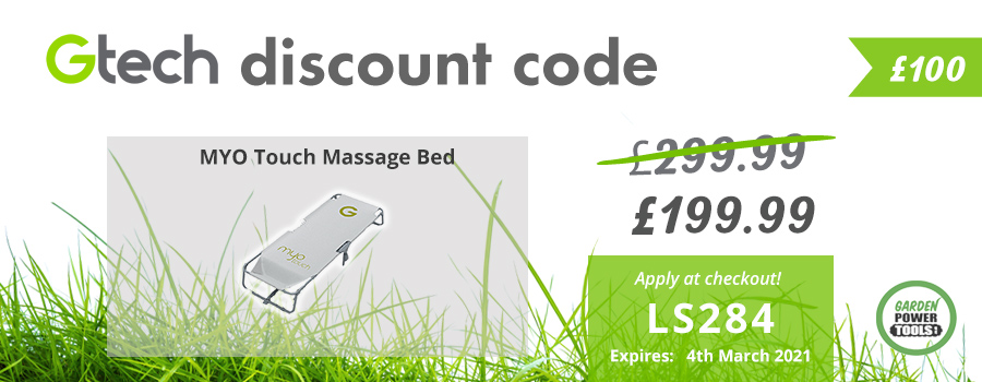 GTech Massage Bed Discount Code