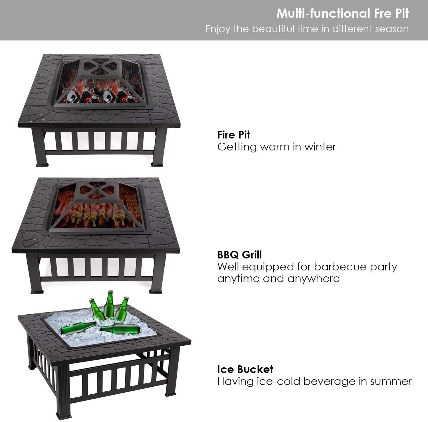 Femor [Upgraded] Large 3 in 1 Fire Pit Review