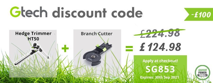 GTech Hedge Trimmer Discount Code