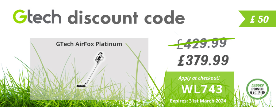 GTech AirFox Platinum Discount Code